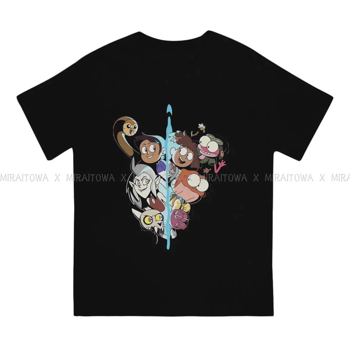 Amphibia Frog Anime The Owl House Friend Tshirt Graphic Men Tops Vintage Goth Tees Clothes Cotton 1 - The Owl House Plush