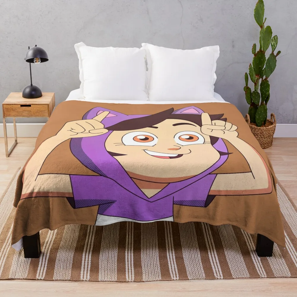 Luz Noceda The Owl House Throw Blanket Blankets For Bed Comforter Blanket Baby Blanket - The Owl House Plush