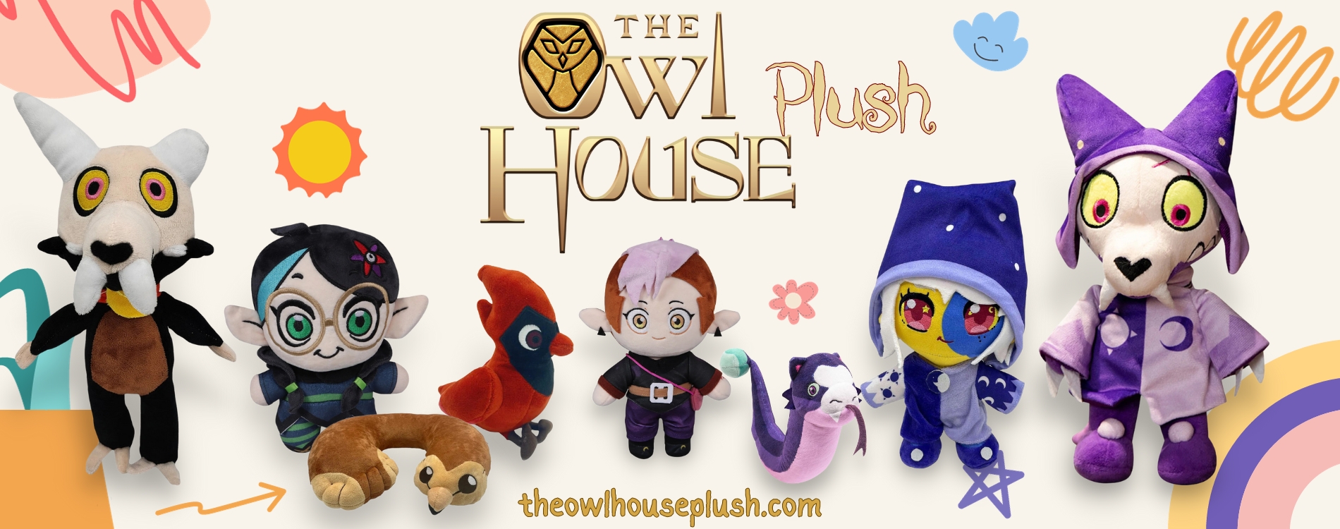 The Owl house plush banner